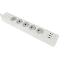 Удлинитель HARPER с USB зарядкой UCH-530 White H00002264