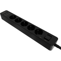 Удлинитель с USB зарядкой HARPER UCH-530 Black H00003010