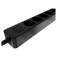 Удлинитель с USB зарядкой HARPER UCH-530 Black H00003010