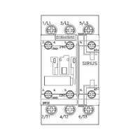 Контактор Siemens 3 полюса AC-3, 11КВТ/400В, Блок-Контакты 1НО+1НЗ 3RT20261BB40