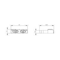 Фронтальный блок-контакт для автоматического выключателя Siemens 3RV2 3RV29011E