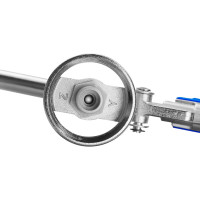 Пистолет для монтажной пены vertextools металлический 9019