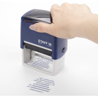 Самонаборный штамп STAFF Printer 8027 8-строчный, оттиск 60х40 мм, кассы в комплекте 237430