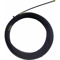 Нейлоновая кабельная протяжка TDM ELECTRIC НКП диаметр 4 мм, длина 10 м, с наконечниками, черная SQ0590-0022