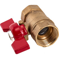 Шаровой кран ProfECO 1/2 ВР-ВР, муфтовый, бабочка, Ду15, Ру20 11Б27п1 PE-12FFB