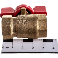 Шаровой кран ProfECO 1/2 ВР-ВР, муфтовый, бабочка, Ду15, Ру20 11Б27п1 PE-12FFB