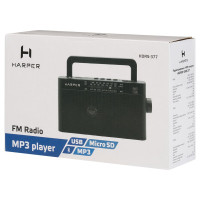Радиоприёмник HARPER HDRS-377 black H00002236