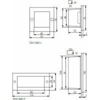 Подсветка лестницы KANLUX TAXI SMD P C/M-NW 220В/ 26463