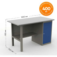 Однотумбовый верстак IRONMEBEL ML 1200 M-OMLMDC1200new