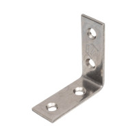 Уголок VORMANN 40х15х2 мм, нержавеющая сталь 010180040