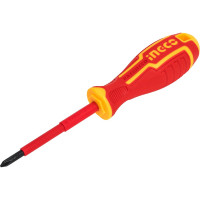 Диэлектрическая крестовая отвертка INGCO PH1x80 мм HISD81PH180
