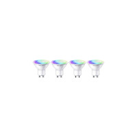 Умная лампочка YEELIGHT GU10, Smart bulbMulticolor - упаковка 4 штуки YGYC0120004WTEU