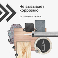 Силиконовый нейтральный герметик KUDO PROFF прозрачный, 600 мл KSP-130