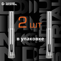 Коронка алмазная по керамограниту и керамике 8 мм, 2 шт. Diamond Industrial DIDCSC008