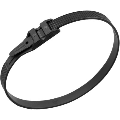 Стяжки пластиковые TDM ELECTRIC хомут горизонтальным замком (не разъемный) КСГ 9х360 черный 100 штук SQ0524-0003
