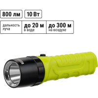 Фонарь TDM Титан 6 для дайвинга, 10 Вт CREE 800 лм, 4хАА, IPX8, до 100 м, SQ0350-0066