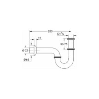 Сифон GROHE 1 1/4 для раковины 28947000