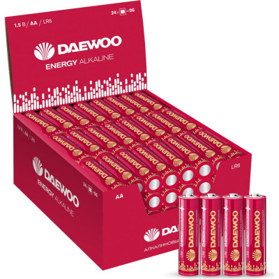 DAEWOO Алкалиновая батарейка LR 6 ENERGY Alkaline DB-4 5029811