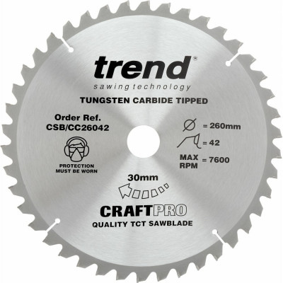 Пильный диск Trend CSB/CC26042