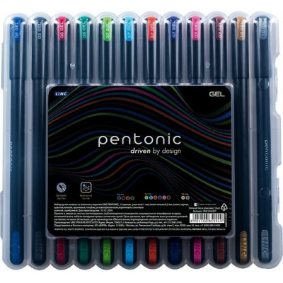 Набор гелевых ручек LINC PENTONIC 856/12/ASST