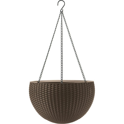 Подвесное кашпо Keter Rattan Style Hanging 17199246МК