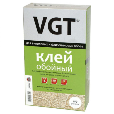 Сухой клей для виниловых, флизелиновых и тяжелых обоев VGT 11606060