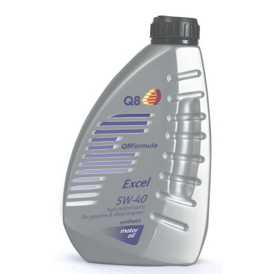 Q8 Oils Моторное масло, синтетическое, FORMULA EXCEL 5W-40, 1л, 101107201751