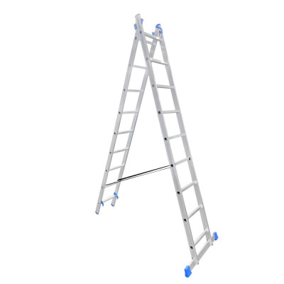 LadderBel Лестница алюминиевая двухсекционная 9 ступеней LS209
