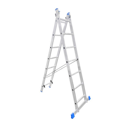 LadderBel Лестница алюминиевая двухсекционная 7 ступеней LS207