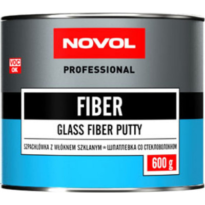 Novol Шпатлевка FIBER со стекловолокном 0.6 кг 1222