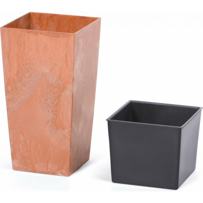 Квадратное кашпо Prosperplast Urbi Square Effect DURS265E R624 058860