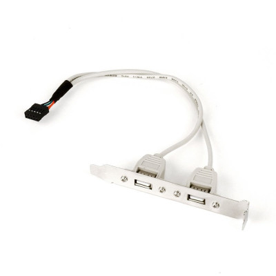 Cablexpert Планка в сист блок на 2 USB20 10pin CCUSBRECEPTACLE