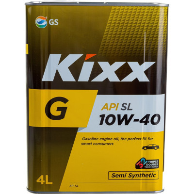 KIXX Масло моторное G SL/CF 10W40 полусинтетическое 4 л L531644TE1