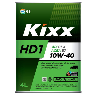 KIXX Масло моторное HD1 10W40 синтетическое 4 л L206144TE1