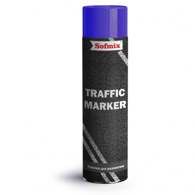 Аэрозольная краска для разметки SOFMIX TRAFFIC MARKER 510404