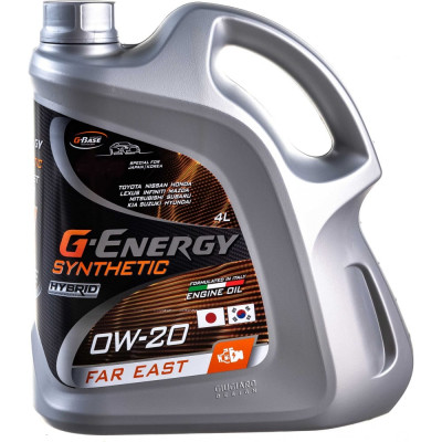 Масло G-ENERGY Synthetic Far East 0W-20 253142536