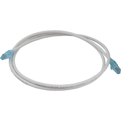 Патч-корд Hyperline PC-LPM-UTP-RJ45-RJ45-C6-1.5M-LSZH-WH 230224