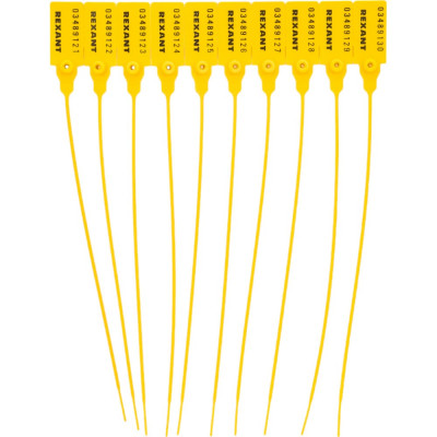 Пластиковая номерная пломба для опечатывания REXANT 07-6112