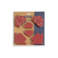 Набор магнитных угольников для сварки (6 шт; 30/45/60/75/90/135 градусов; усилие 4 и 11 кг) TUNDRA 5198413