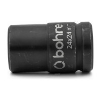 Головка 4-х гранная Bohre 24х24 мм, 1DR для бензогайковёрта под шуруп КБ003753