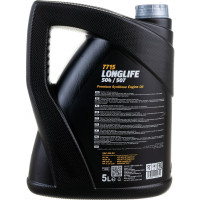 Синтетическое моторное масло MANNOL LONGLIFE 504/507 5W-30 5 л 7001