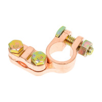 Клемма для аккумулятора General Technologies "+" Тип EURO под планку/цинковый сплав/ GT-M060012P