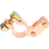 Клемма для аккумулятора General Technologies "+" Тип EURO под планку/цинковый сплав/ GT-M060012P