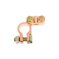 Клемма для аккумулятора General Technologies "+" Тип EURO под планку/цинковый сплав/ GT-M060012P