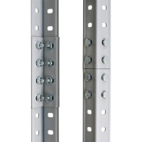 Стеллаж ООО ФУРАМА СТФЛ 1800x700x600 мм, 5 полок, серый СТФЛ187060-5