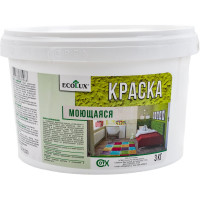 Моющаяся краска ECOLUX 3 кг 4607133681968