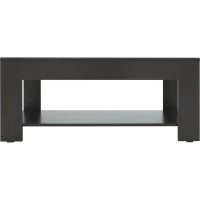 Журнальный стол Мебелик BeautyStyle 26 венге/стекло черное 1064