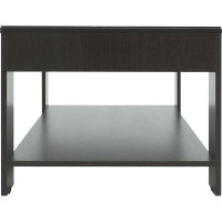 Журнальный стол Мебелик BeautyStyle 26 венге/стекло черное 1064