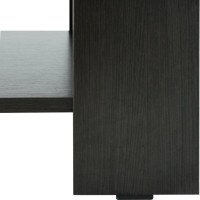 Журнальный стол Мебелик BeautyStyle 26 венге/стекло черное 1064