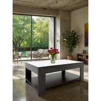 Журнальный стол Мебелик BeautyStyle 26 венге/стекло белое 1142